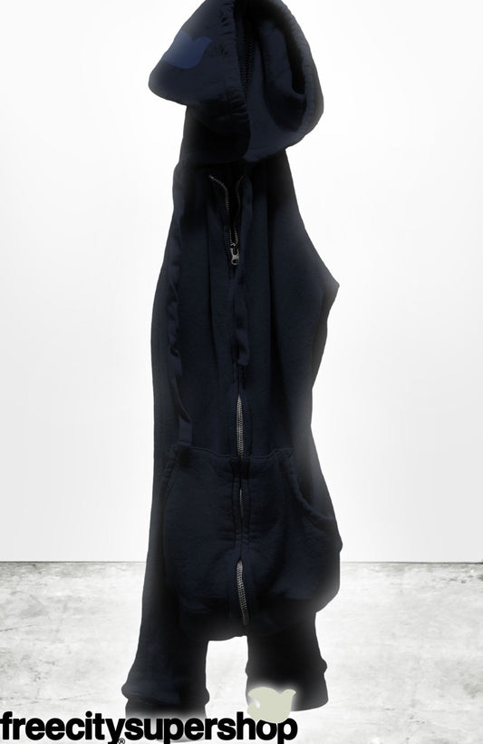 Superfluff Lux Zip Hoodie - Squids Blue