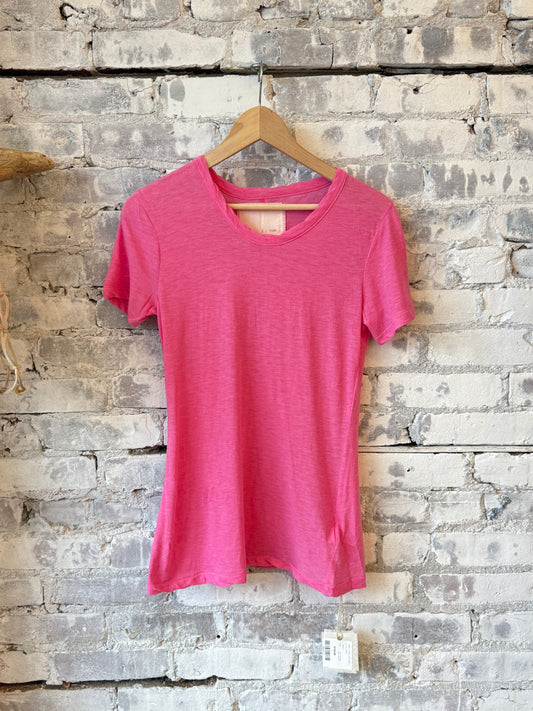 Hi-Soft Jersey SS Crew T-Shirt - Pink