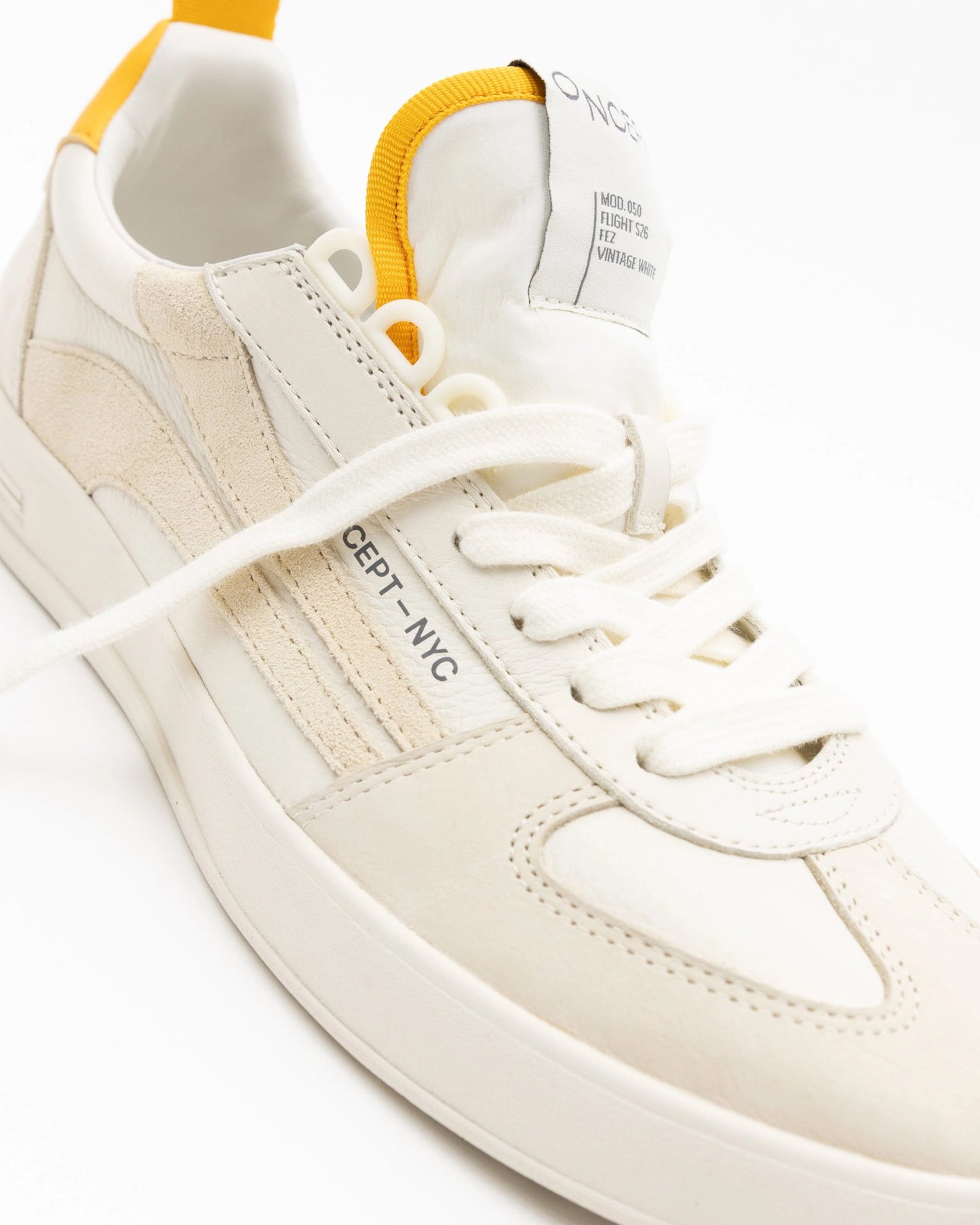Fez Men's Sneaker - Vintage White - DUNE + SALT