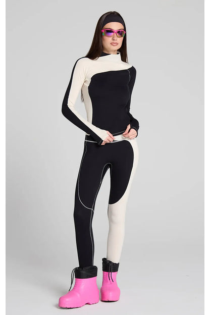 Wool Sculpt Merino Baselayer Legging - After Dark