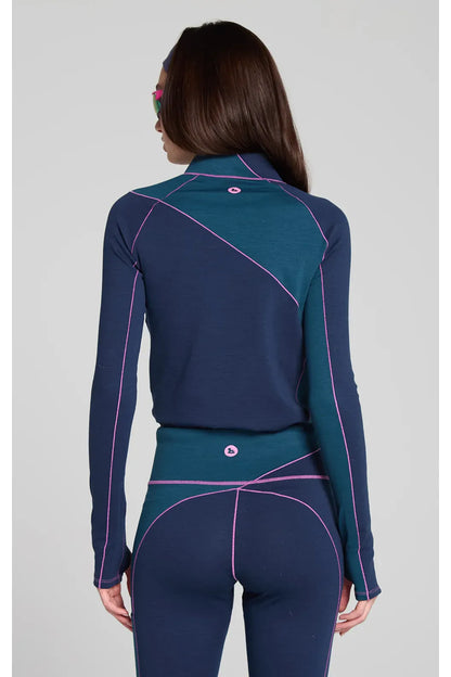 Wool Sculpt Merino Mock Neck - Slushi