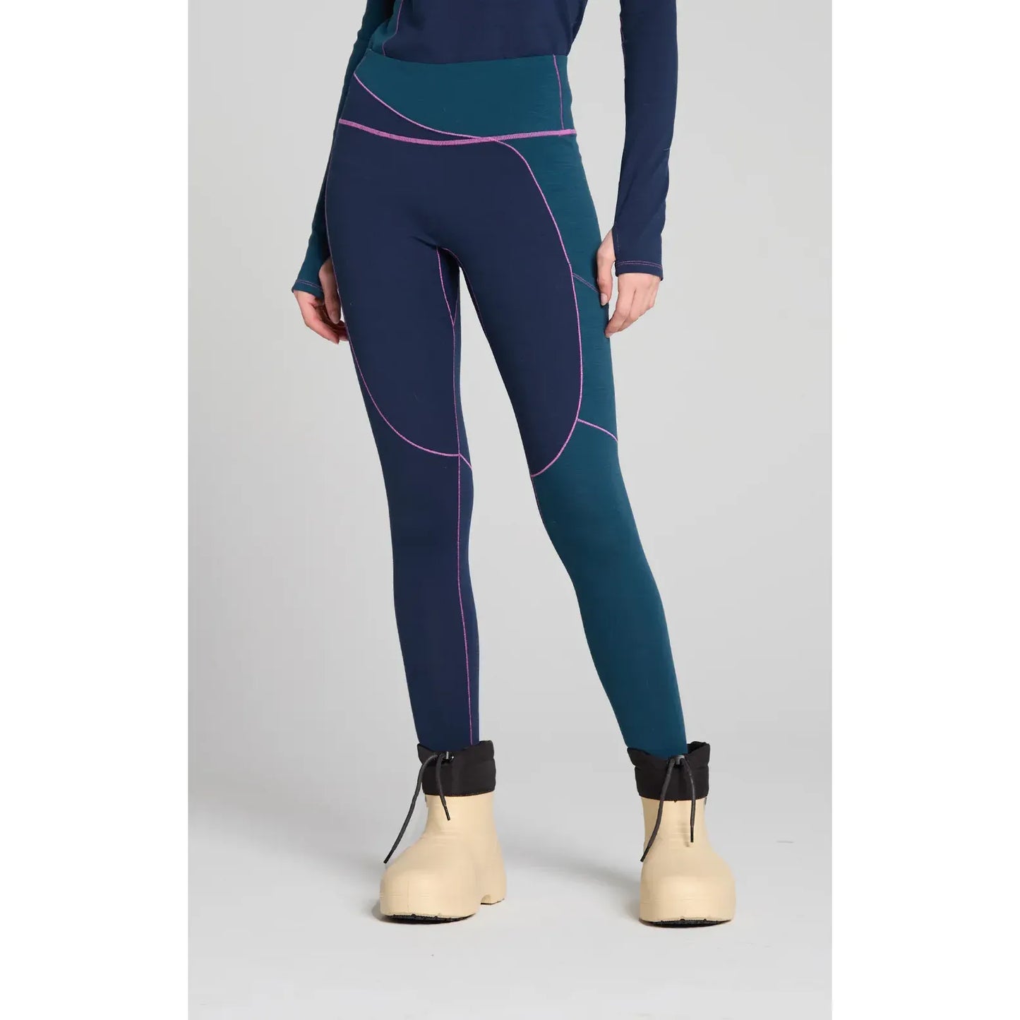 Wool Sculpt Merino Baselayer Legging - Slushi - DUNE + SALT
