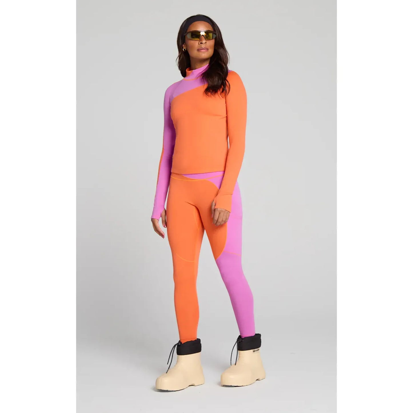 Wool Sculpt Merino Baselayer Legging - Spicy - DUNE + SALT