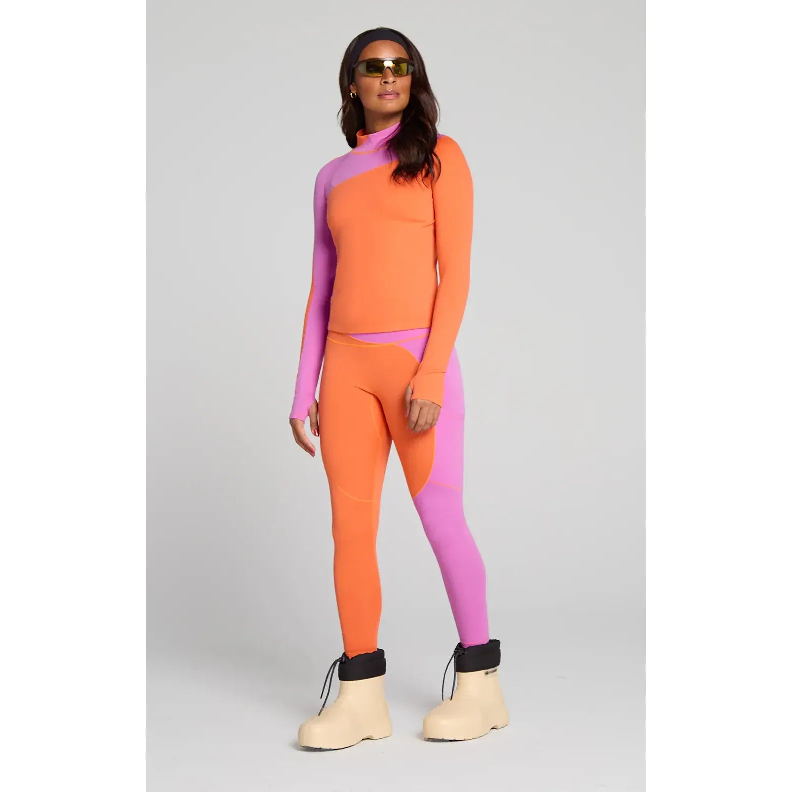 Wool Sculpt Merino Baselayer Legging - Spicy - DUNE + SALT