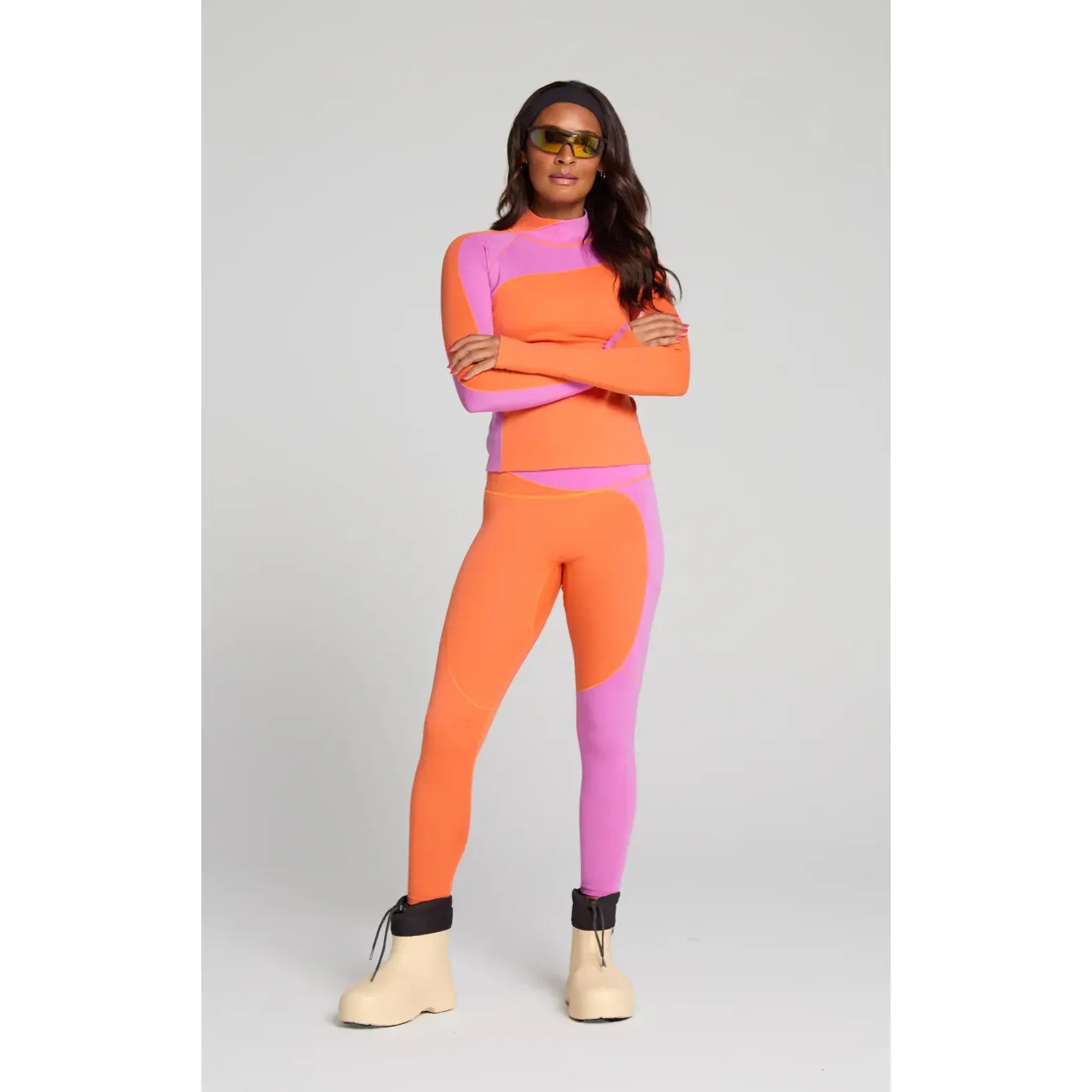 Wool Sculpt Merino Baselayer Legging - Spicy - DUNE + SALT