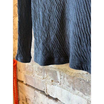 V::Room Hi-Soft Double Face LS Turtleneck - Dark Navy Dark Slate Gray