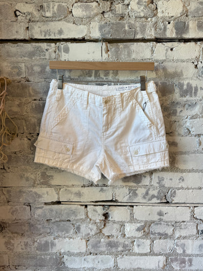 G1 Women's Drill Shorts - White Gray