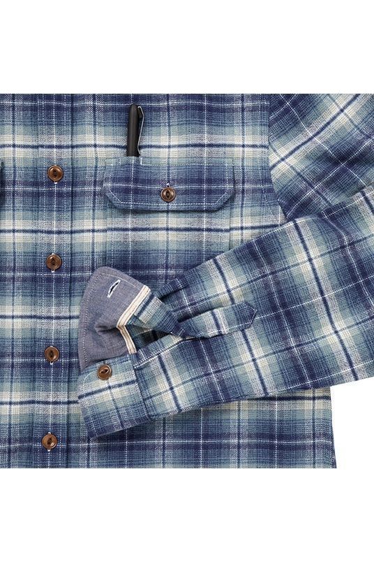 Utility Winter Flannel - Storm Blue - DUNE + SALT