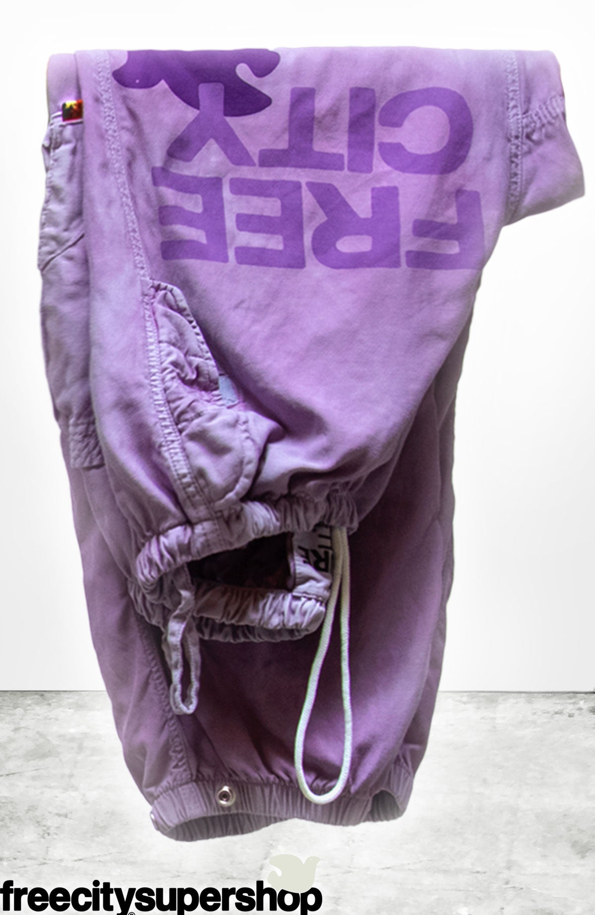 FreeCity FLAP/SNAP FREECITYLARGE MATTE/SATIN AIRJUMP PANT - Bloom White Smoke