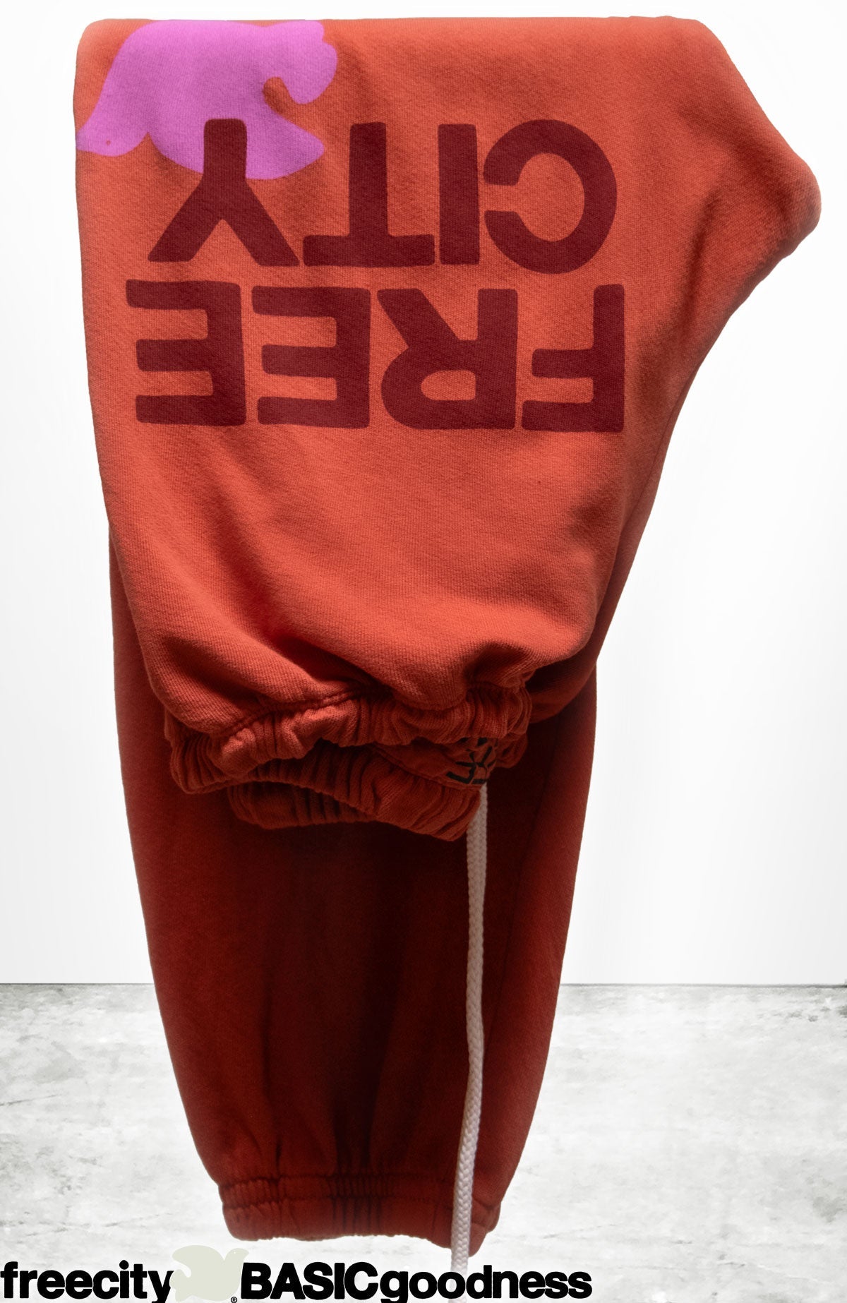 FreeCity FREECITY LARGE SWEATPANT - Burn Orange White Smoke