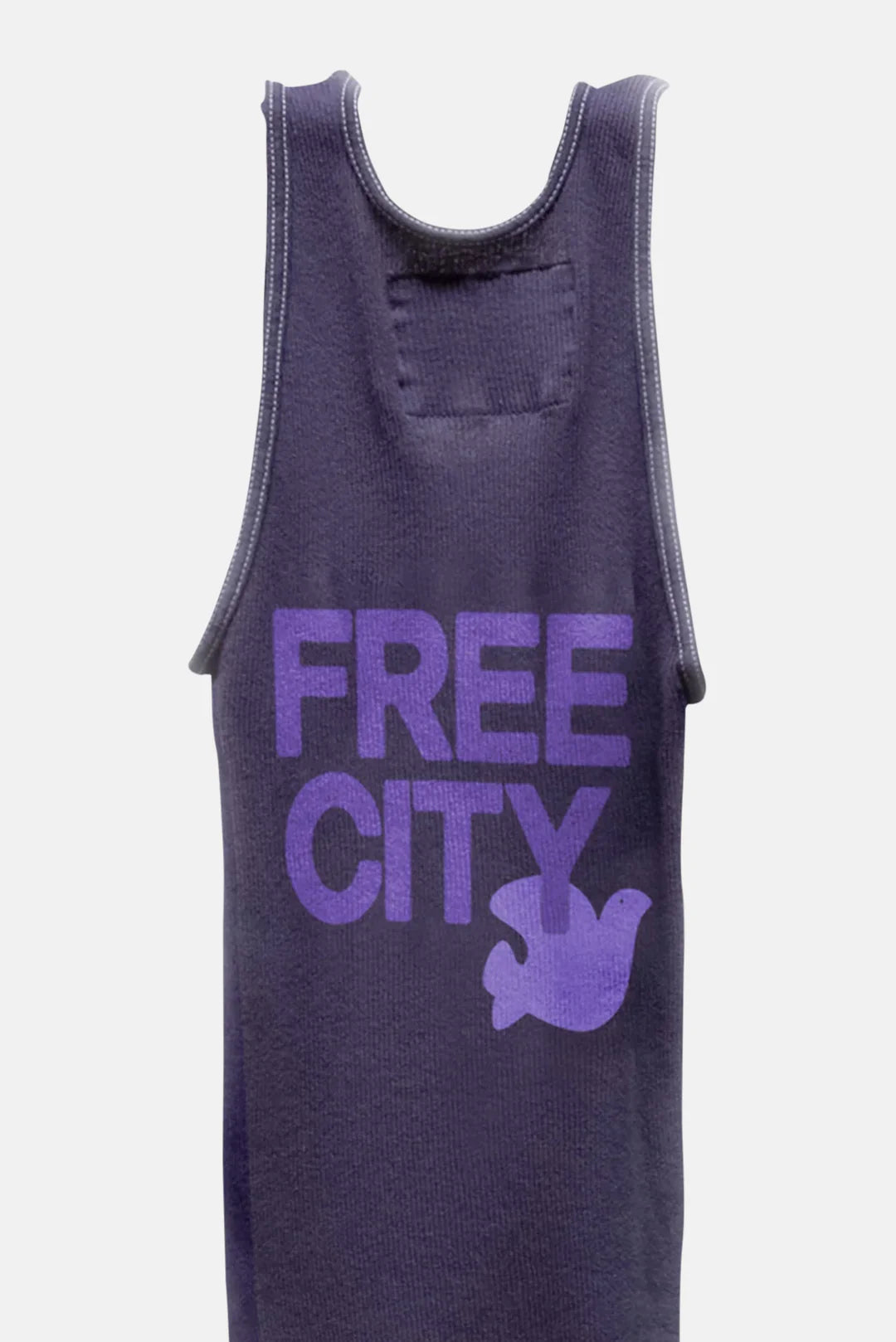 FreeCity FREECITY RTU/1999 SUPERVINTAGE TANK - Purple Bushes Dark Slate Gray