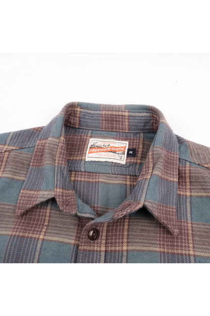 Jepson Plaid Shirt - Dusty Blue - DUNE + SALT