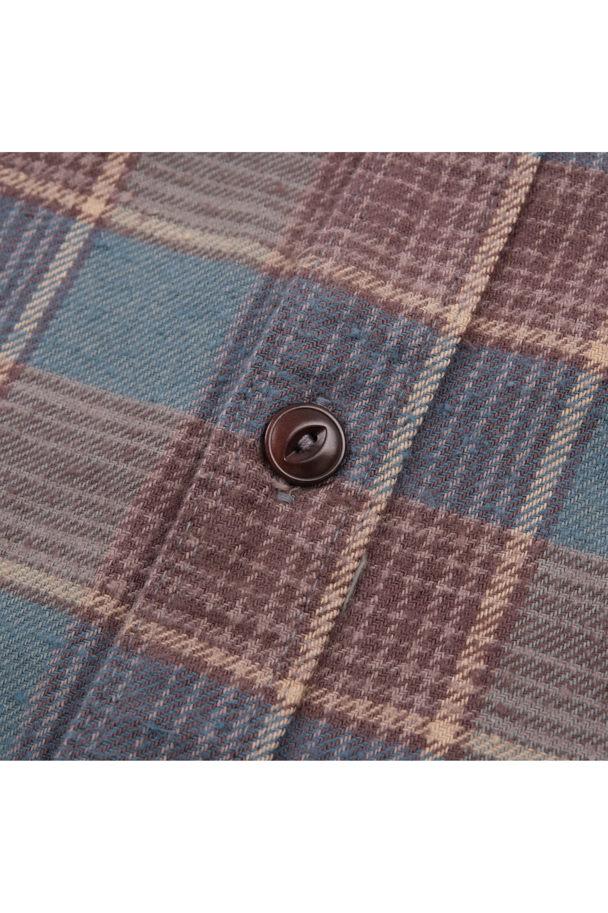 Jepson Plaid Shirt - Dusty Blue - DUNE + SALT