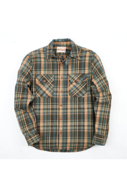 Wells Workwear Shirt - Evergreen Plaid - DUNE + SALT