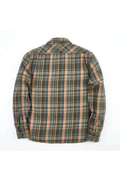 Wells Workwear Shirt - Evergreen Plaid - DUNE + SALT