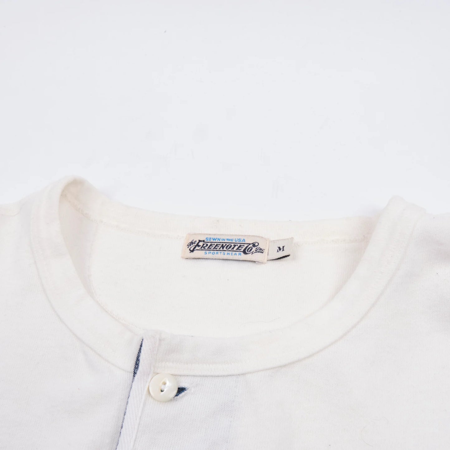 13 Ounce L/S Henley - White - DUNE + SALT