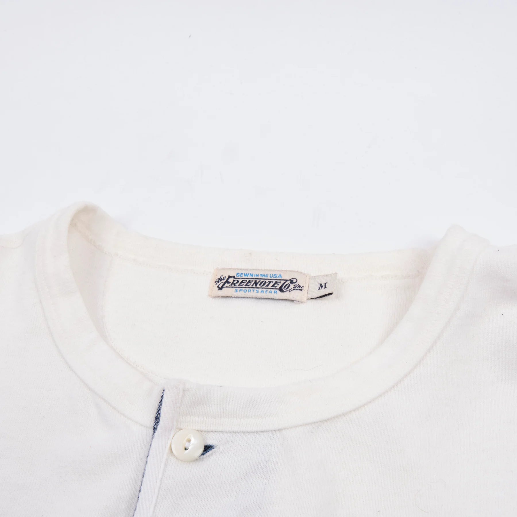 13 Ounce L/S Henley - White - DUNE + SALT