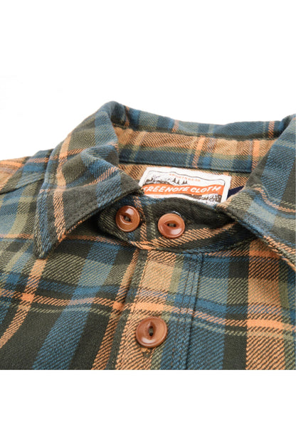 Wells Workwear Shirt - Evergreen Plaid - DUNE + SALT