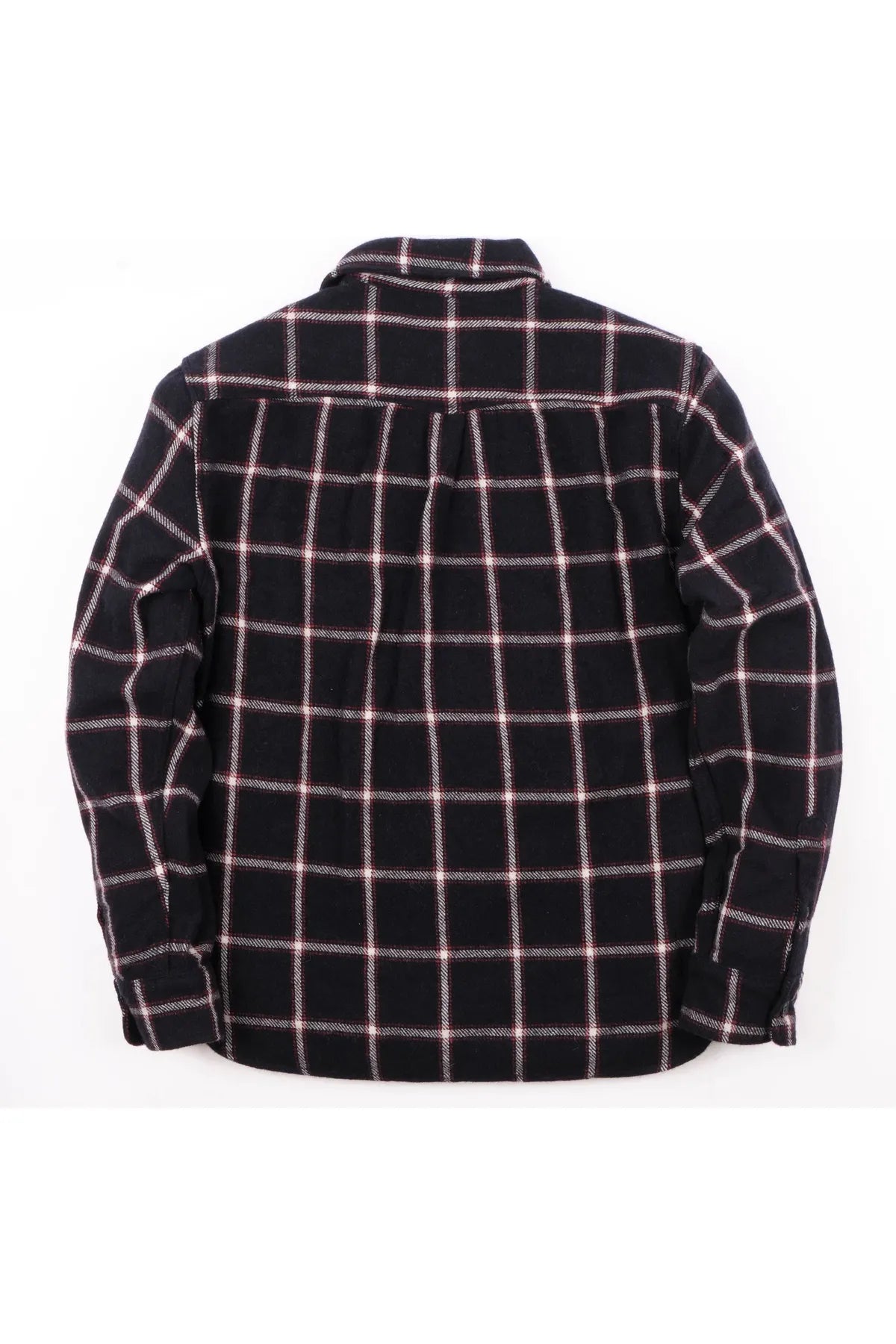Kamas Wool Plaid Shirt - Navy - DUNE + SALT