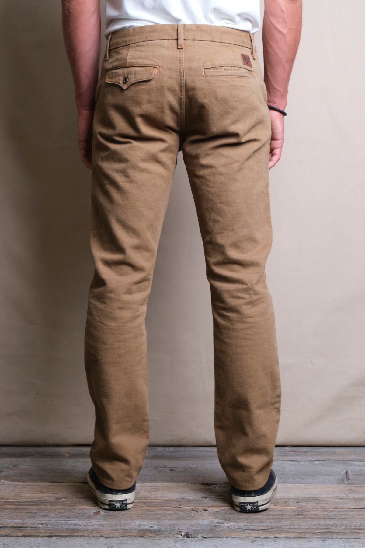 14 Ounce Slub Worker's Chino - Tan - DUNE + SALT