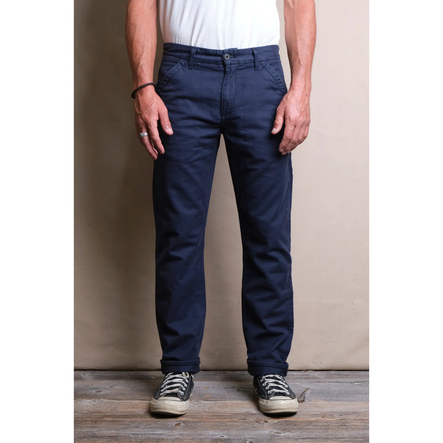 10 Oz Slim Fit Worker's Chino - Navy - DUNE + SALT