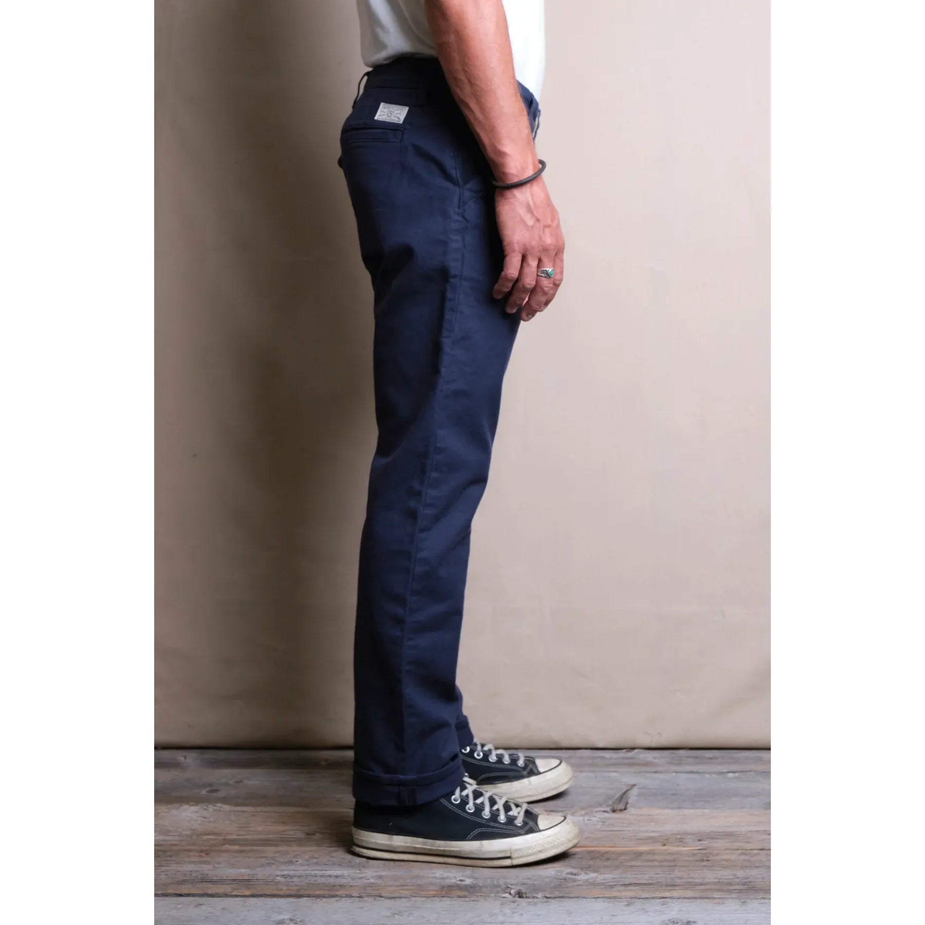 10 Oz Slim Fit Worker's Chino - Navy - DUNE + SALT