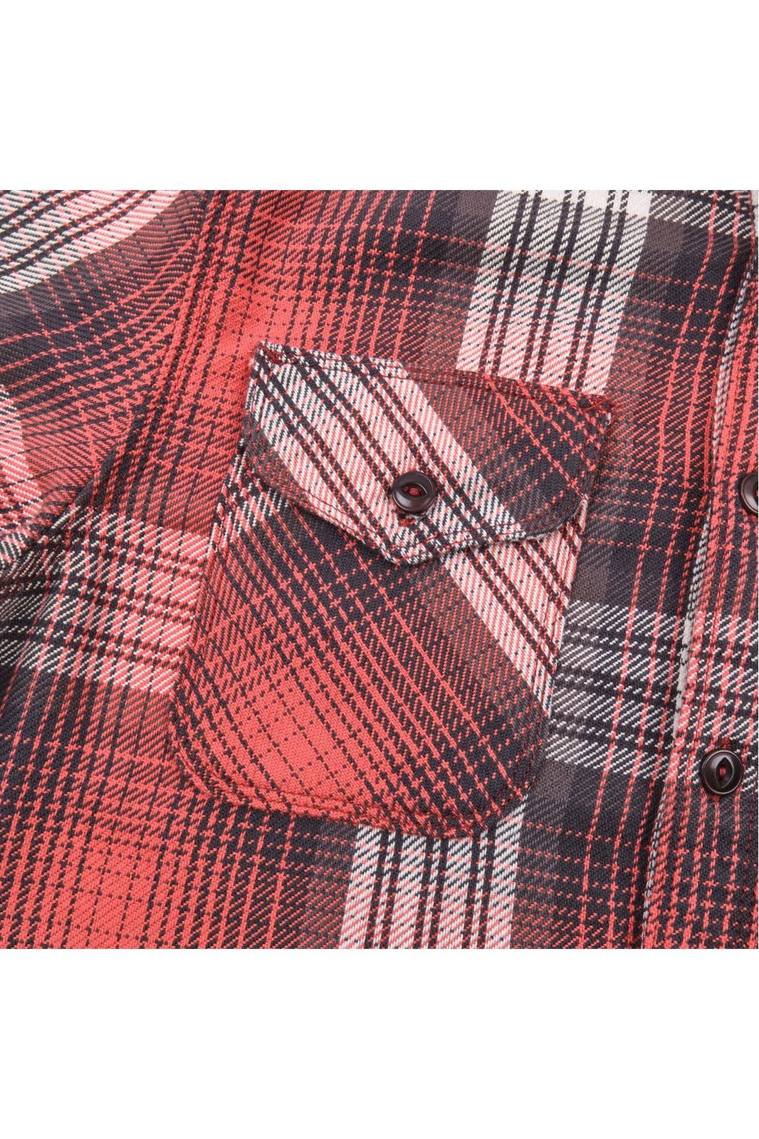 Wells Plaid Shirt - Ibis Red - DUNE + SALT