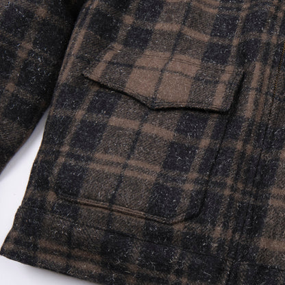 Alcorn Wool Sport Jacket - Cedar Plaid, view 5