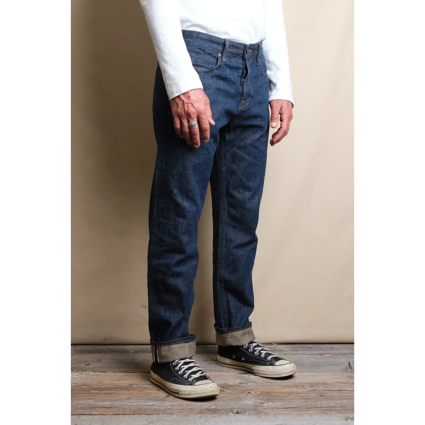 Portola Clasic Taper 13 OZ Denim - Natural Rinse - DUNE + SALT