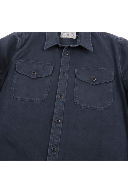 Utility Twill Shirt - Navy - DUNE + SALT