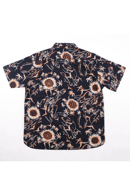 Dean Double Pocket SS Shirt - Aloha Navy - DUNE + SALT