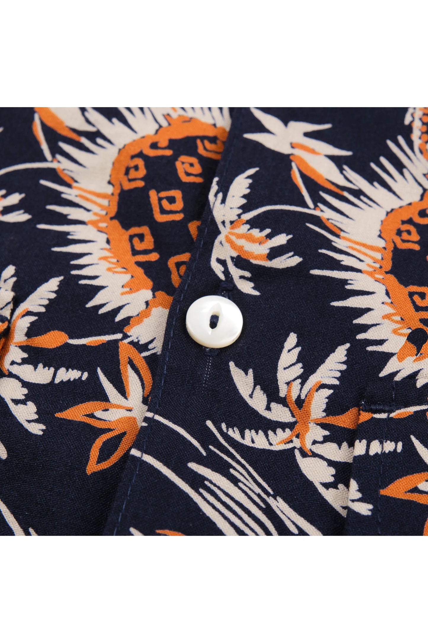 Dean Double Pocket SS Shirt - Aloha Navy - DUNE + SALT