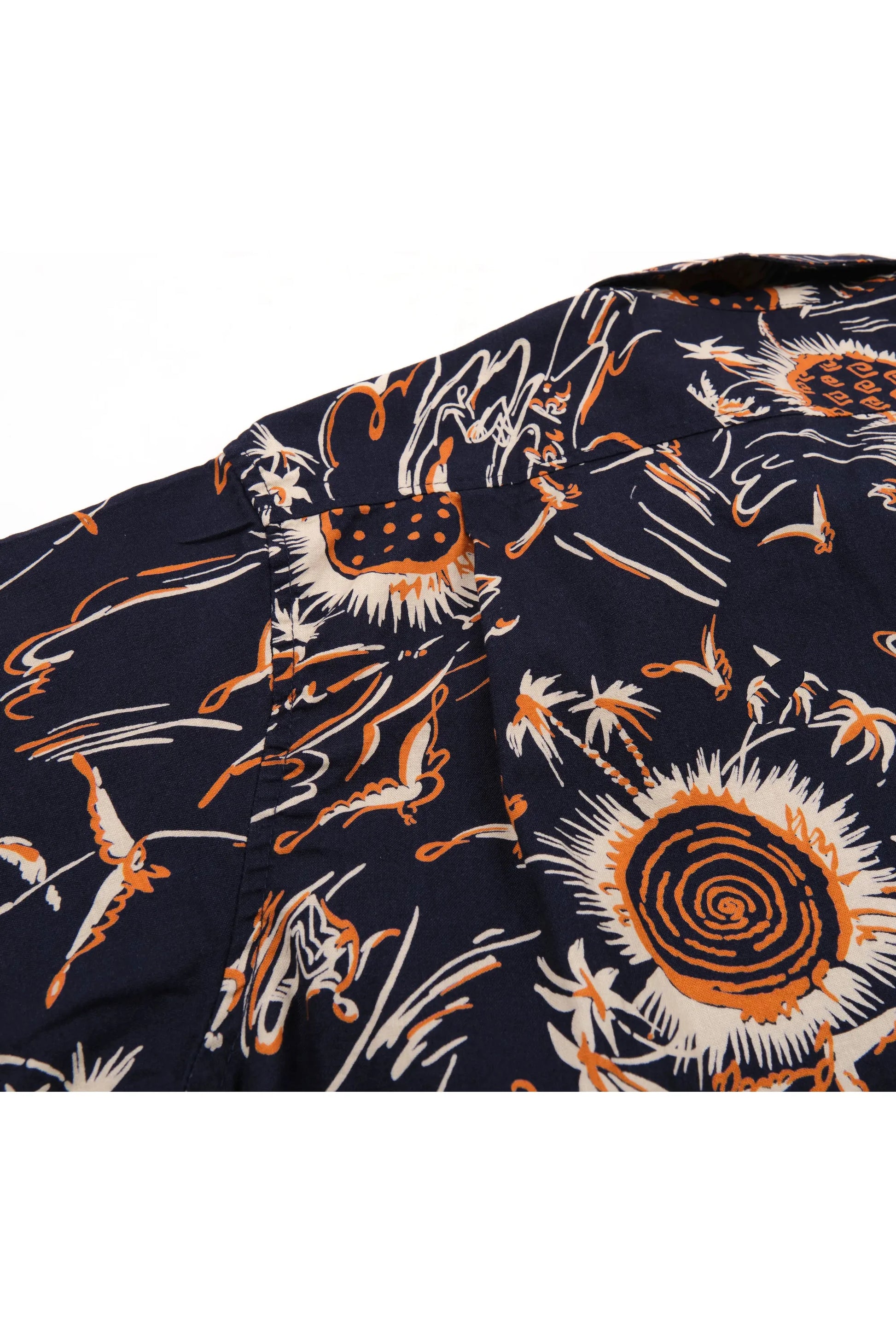 Dean Double Pocket SS Shirt - Aloha Navy - DUNE + SALT