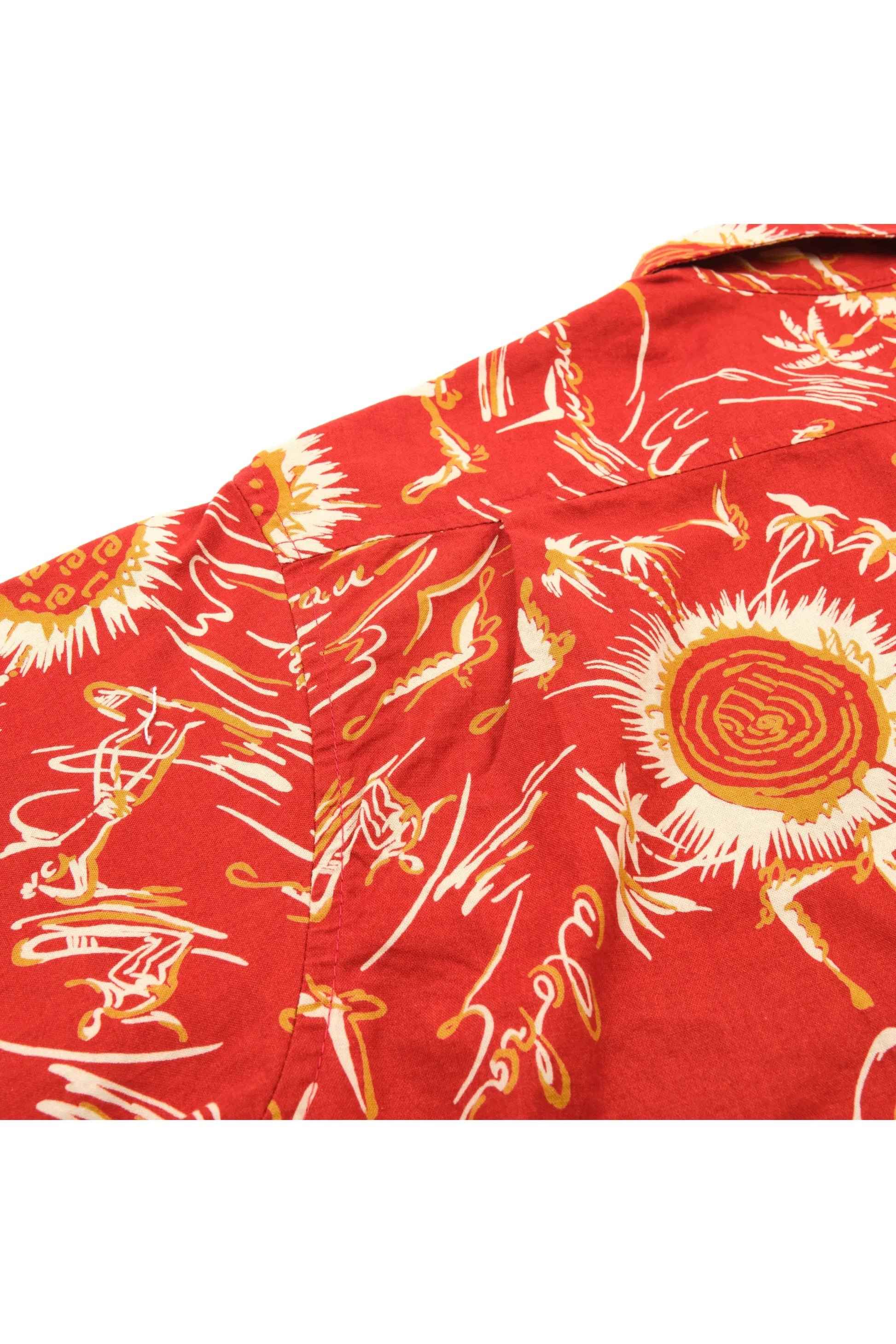 Dean Double Pocket SS Shirt - Aloha Red - DUNE + SALT