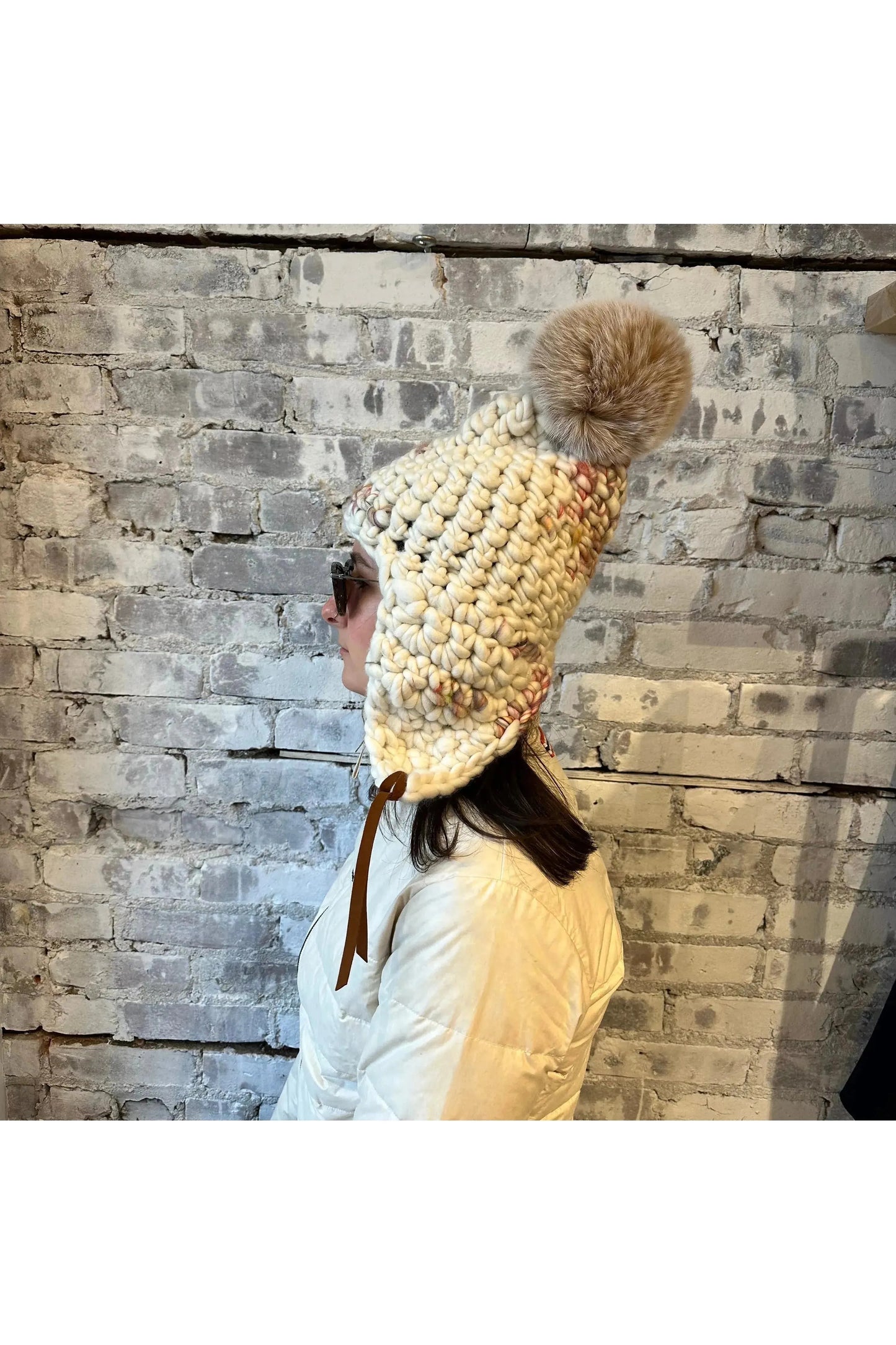 Twombly Fro Tri + Blush XL Pom - DUNE + SALT