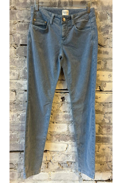 Baker Velvet Pants (Long) - Blue Water - DUNE + SALT