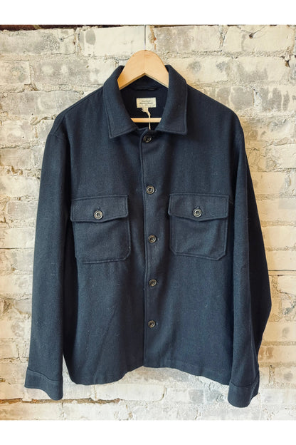 Day Recycled Wool Jacket - Navy - DUNE + SALT