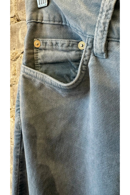 Baker Velvet Pants (Long) - Blue Water - DUNE + SALT