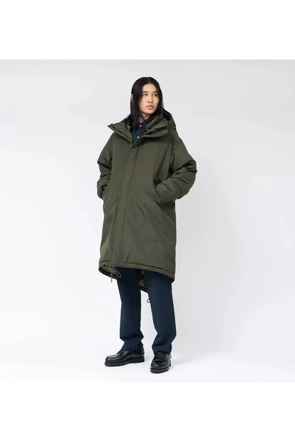 GORE-TEX Long Down Coat - Navy - DUNE + SALT