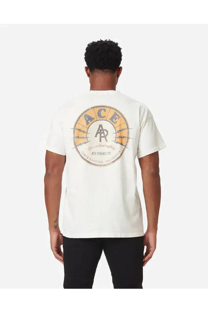 Heavy Crewneck SS Tee - Record White - DUNE + SALT