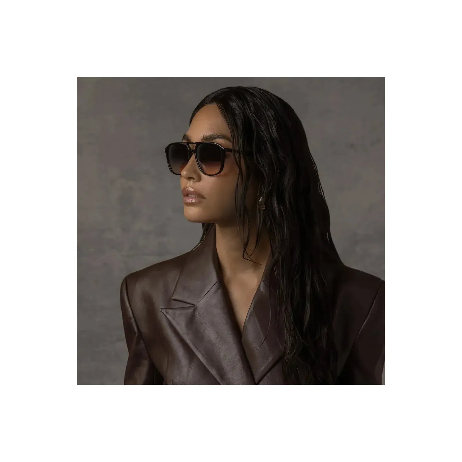 Gyalis Navigator Sunglasses - Tabac/Green Smoke - DUNE + SALT