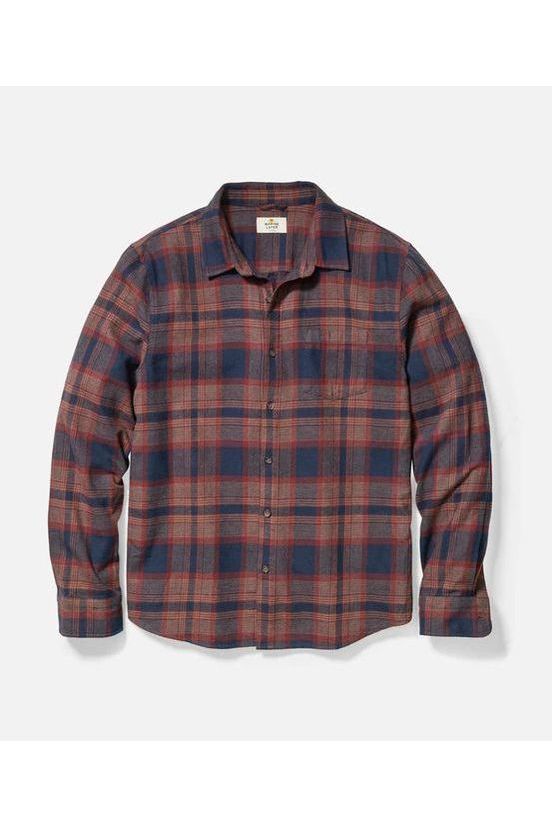 Tahoe Flannel Shirt - Navy Warm Plaid - DUNE + SALT
