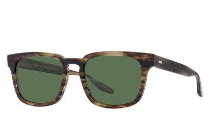 Barton Perreira Hamilton x 000 Sunglasses - Matte Cognac / Vintage Green - DUNE + SALT
