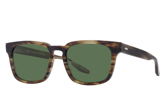Barton Perreira Hamilton x 000 Sunglasses - Matte Cognac / Vintage Green - DUNE + SALT