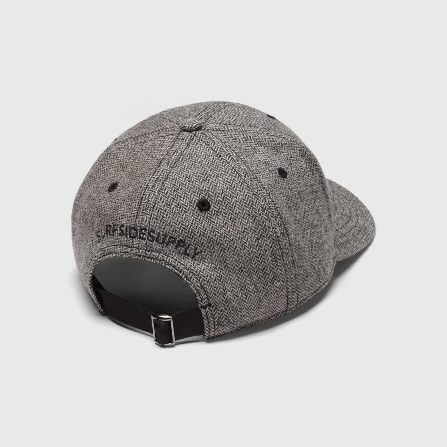 Surfside Supply Herringbone Flannel Logo Cap - Charcoal Lavender