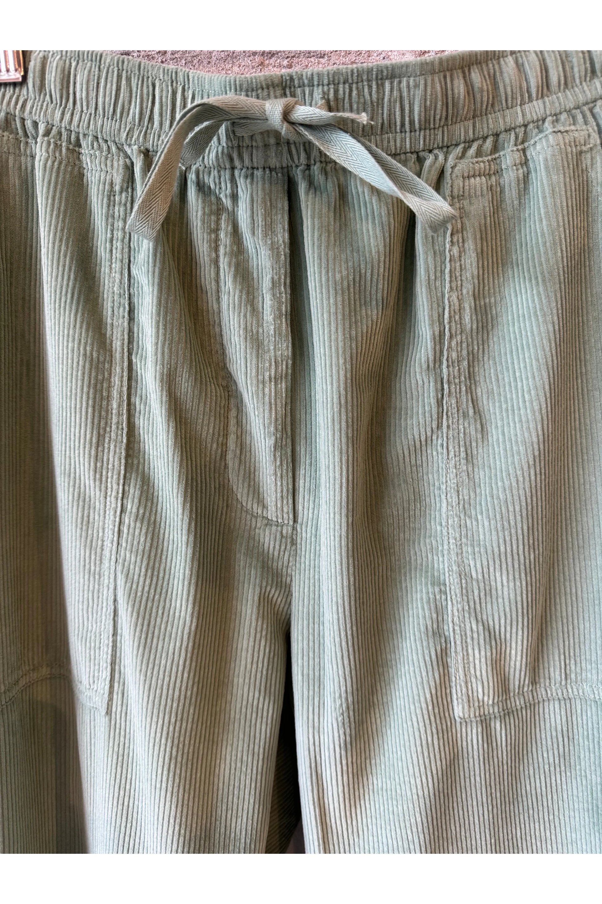 Corduroy Philemon Trouser - Jade - DUNE + SALT