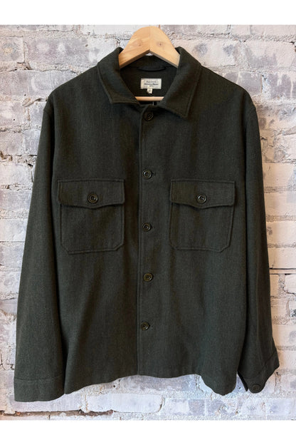 Day Recycled Wool Jacket - Military Green - DUNE + SALT