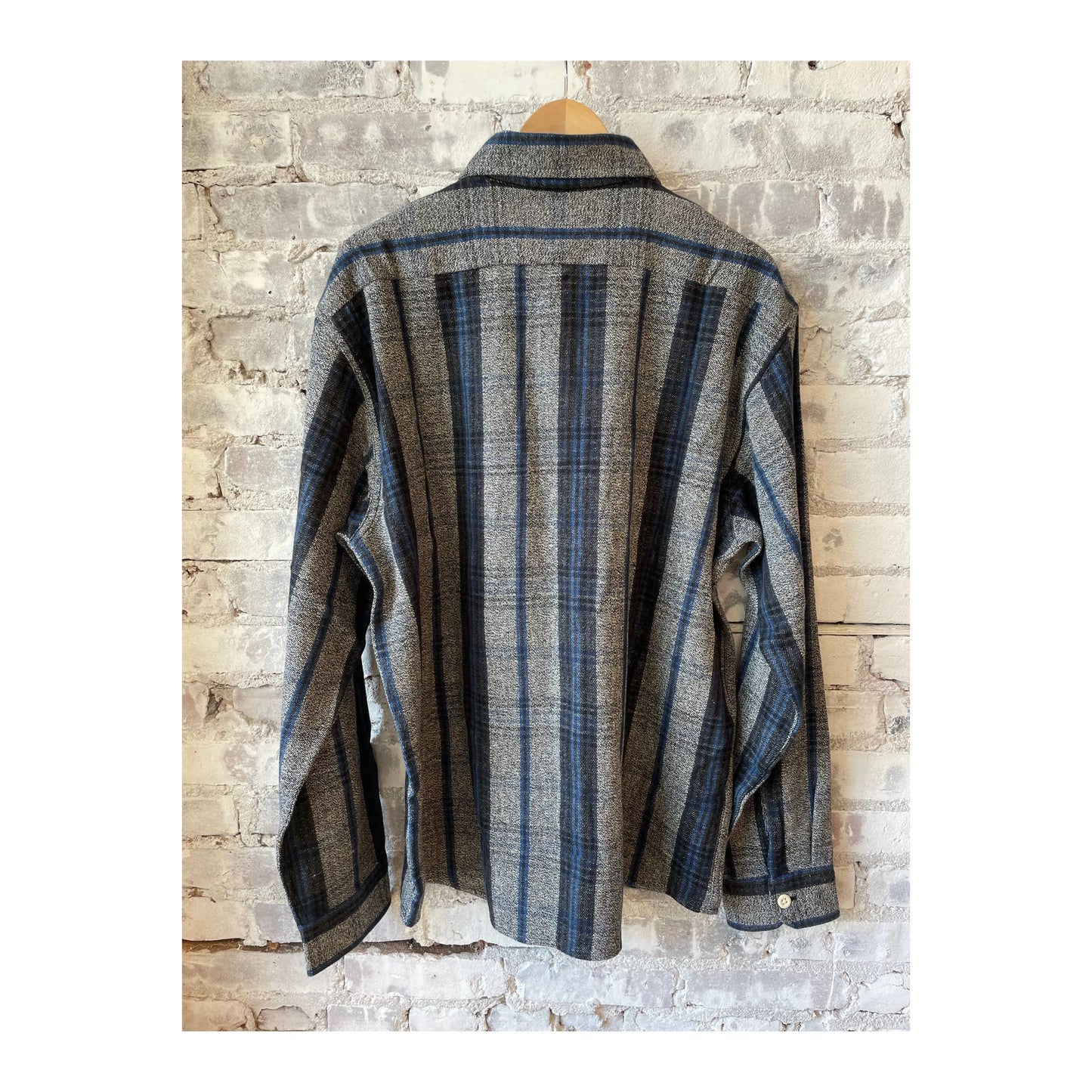 N°111 Round Tail Over Shirt - Gray/Blue/Black - DUNE + SALT