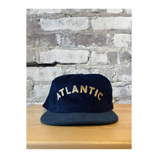 Atlantic III Strapback Cord Hat - Navy - DUNE + SALT