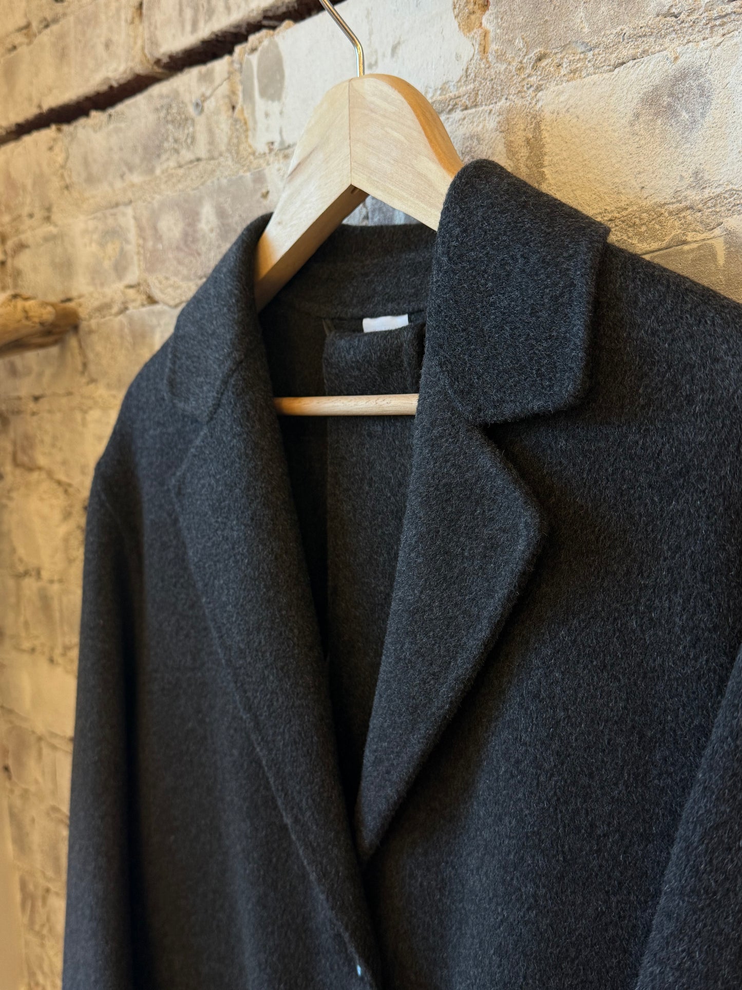 Double Wool Coat - Blue